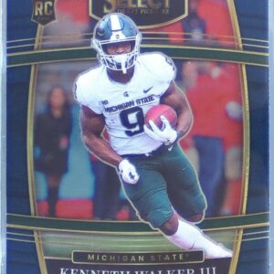 2022 Select Draft Picks Kenneth Walker III Blue (Retail Base) RC #15 Spartans