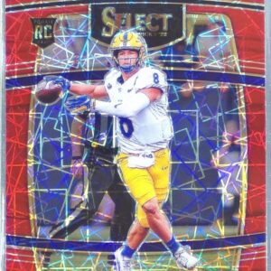 2022 Select Draft Picks Kenny Pickett Red Lazer Prizm RC #23 Panthers