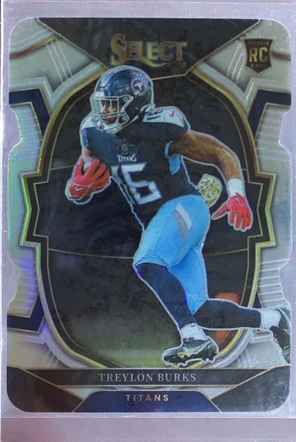 2022 Select Treylon Burks Silver Prizm Die Cut RC #39 Titans