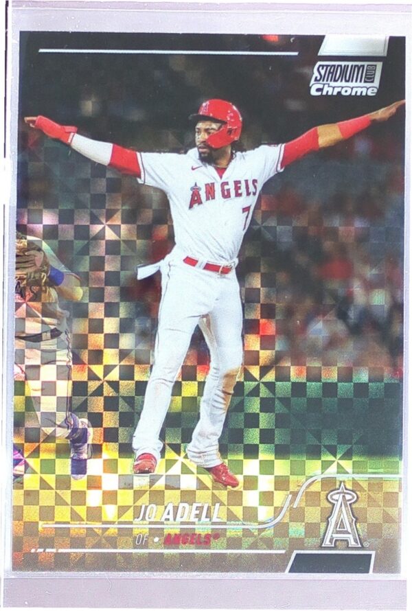 2022 Stadium Club Chrome Jo Adell X Fractor #119 Angels