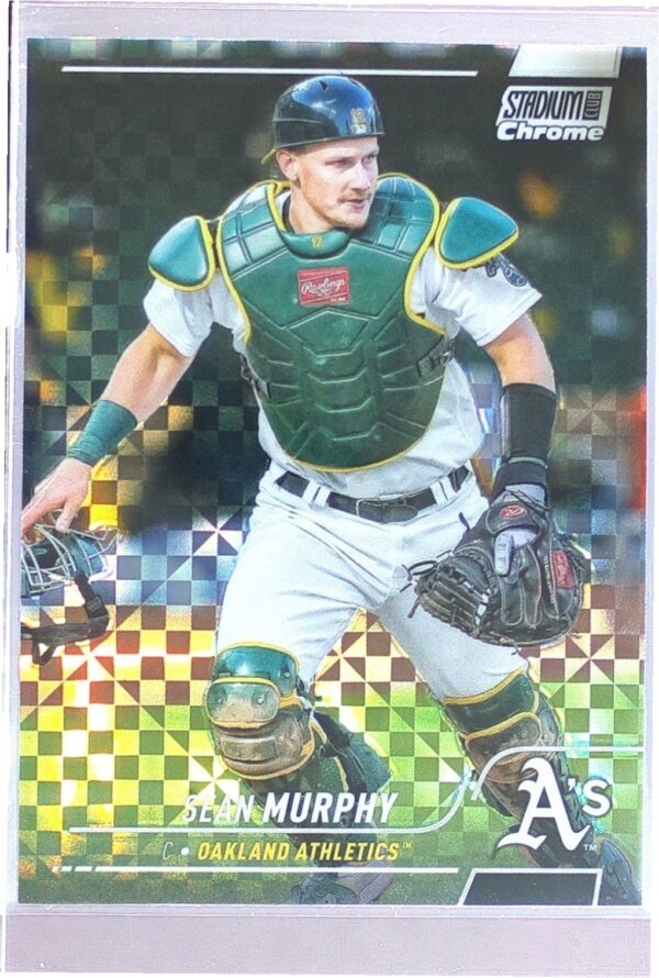 2022 Stadium Club Chrome Sean Murphy X Fractor #8 Athletics