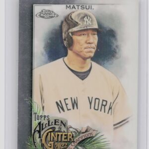 2022 Topps Allen & Ginter Hideki Matsui Silver Portrait #141 Yankees