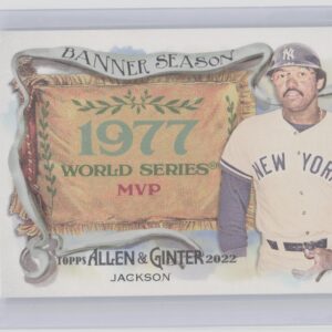 2022 Topps Allen & Ginter Reggie Jackson #BS-43 Yankees Banner Seasons