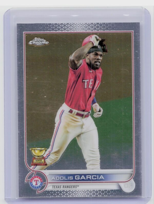 2022 Topps Chrome Adolis Garcia Refractor #25 Rangers