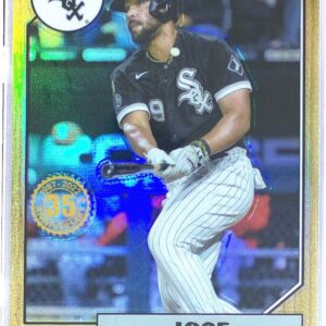 2022 Topps Chrome Jose Abreu #87BC-9 Sox 1987 Topps Baseball 35th Anniversary