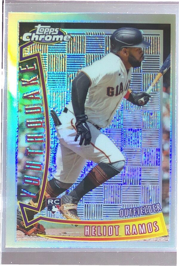 2022 Topps Chrome Sonic Heliot Ramos RC #YQ-23 Giants 1996 Youthquake