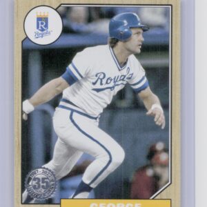 2022 Topps George Brett #T87-68 Royals 1987 Topps Baseball 35th Anniversary
