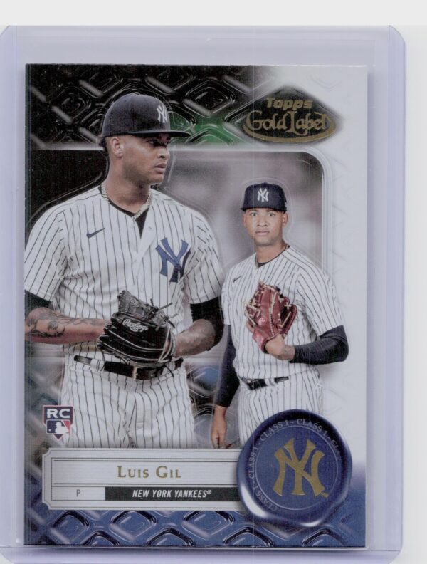 2022 Topps Gold Label Luis Gil #60 Yankees