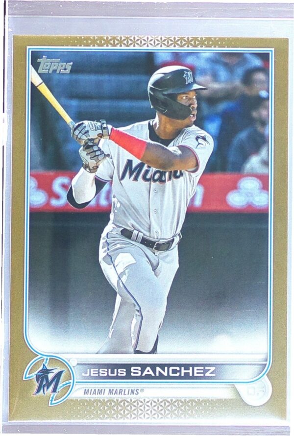2022 Topps Update Jesus Sanchez Gold /2022 #US197 Marlins