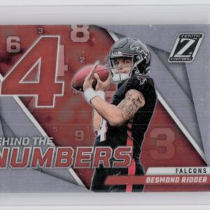 2022 Zenith Desmond Ridder #BN-DR Falcons Behind the Numbers