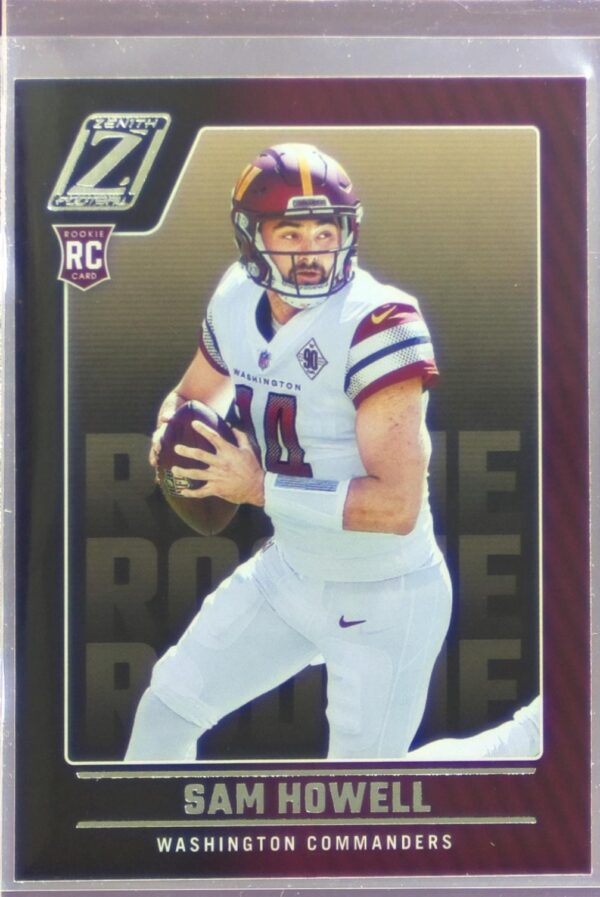 2022 Zenith Sam Howell Retail RC #105 Commanders