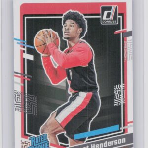 2023-24 Donruss Scoot Henderson Rated Rookie RC #250 Blazers