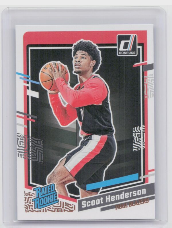 2023-24 Donruss Scoot Henderson Rated Rookie RC #250 Blazers