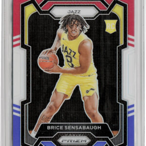 2023-24 Panini Prizm Brice Sensabaugh Prizms Red White and Blue #177 Jazz
