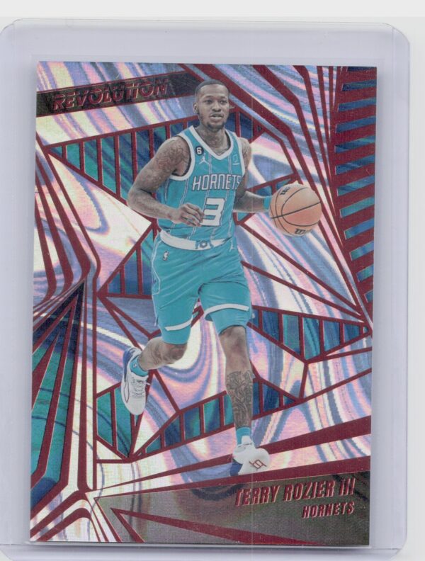 2023-24 Panini Revolution Terry Rozier III Red Swirl /199 #10 Hornets
