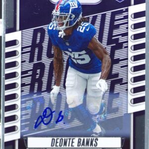 2023 Absolute Deonte Banks Auto #156 Giants Signature Rookies