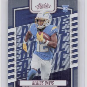 2023 Absolute Derius Davis Red RC #196 Chargers