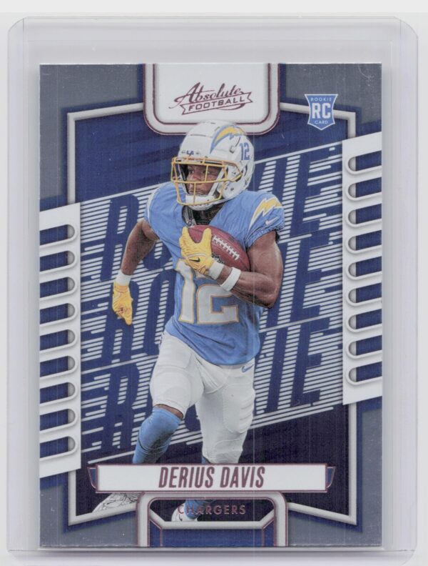 2023 Absolute Derius Davis Red RC #196 Chargers