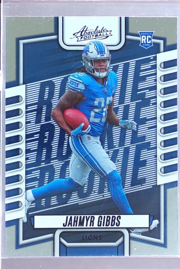 2023 Absolute Jahmyr Gibbs Purple RC #108 Lions