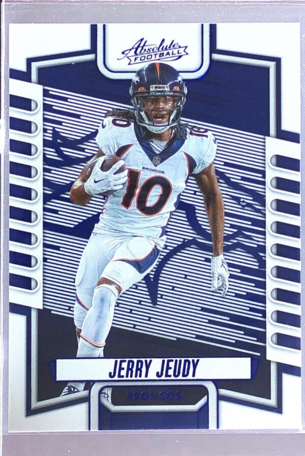 2023 Absolute Jerry Jeudy Blue #78 Broncos