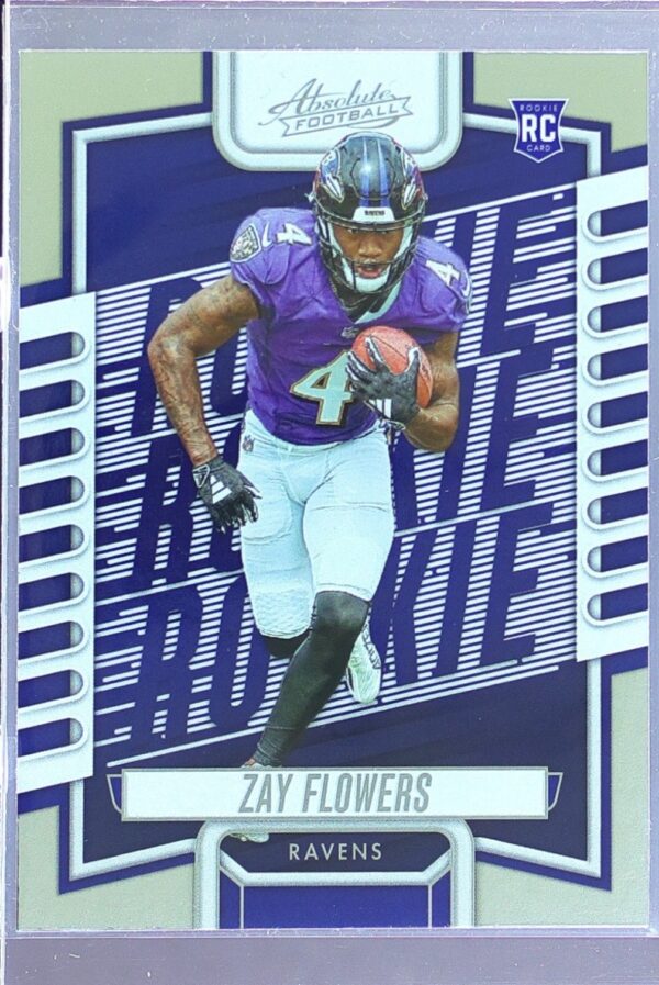 2023 Absolute Zay Flowers Retail RC #111 Ravens