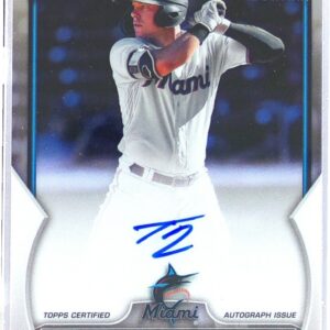 2023 Bowman Troy Johnston Auto #CPA-TJN Marlins Chrome Prospect Autographs