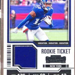 2023 Contenders Jalin Hyatt JSY RC #TS15V Giants Rookie Ticket Swatches Var