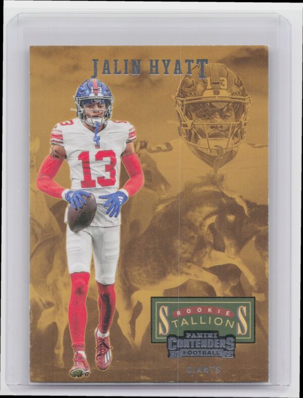 2023 Contenders Jalin Hyatt RC #20 Giants Rookie Stallions