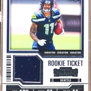 2023 Contenders Jaxon Smith-Njigba  JSY #TS17V Seahawks Rookie Ticket Swatch Var