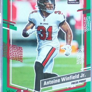 2023 Donruss Antoine Winfield Jr. Press Proof Green #275 Buccaneers