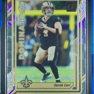 2023 Donruss Derek Carr #D-32 Saints Dominators