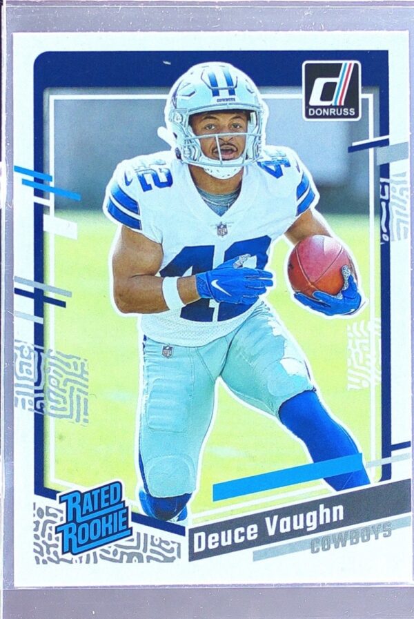 2023 Donruss Deuce Vaughn RC #324 Cowboys