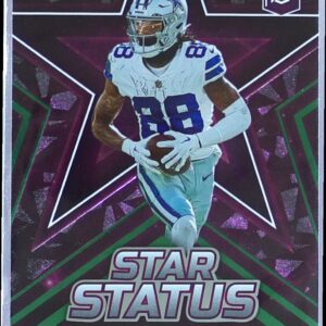 2023 Donruss Elite CeeDee Lamb #7 Cowboys Star Status Green