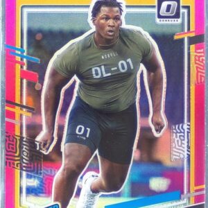 2023 Donruss Keeanu Benton RC #387 Steelers Optic Rated Rookie Preview Pink