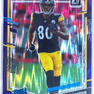 2023 Donruss Optic Darnell Washington Purple Shock RC #286 Steelers