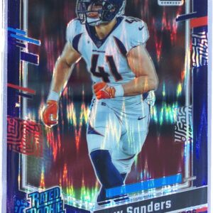 2023 Donruss Optic Drew Sanders Purple Shock RC #230 Broncos
