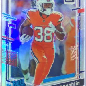 2023 Donruss Optic Jaleel McLaughlin Holo RC #232 Broncos