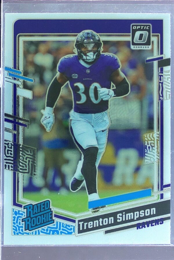 2023 Donruss Optic Trenton Simpson RC #209 Ravens