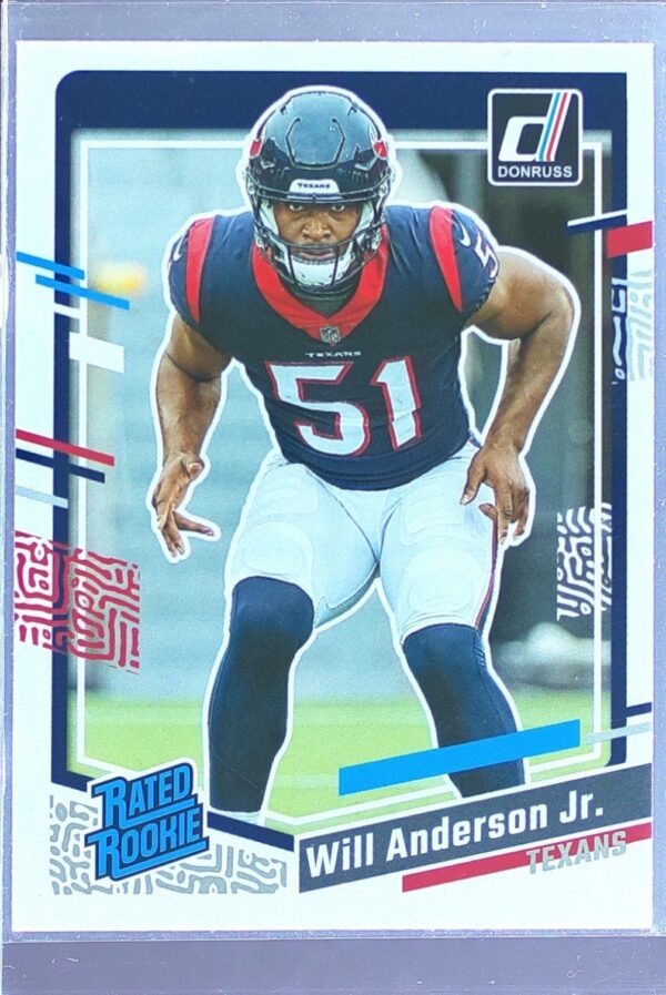 2023 Donruss Will Anderson Jr. RC #342 Texans