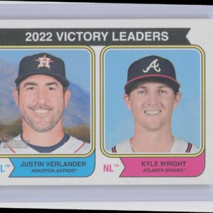 2023 Heritage 2022 Victory Leaders (Justin Verlander / Kyle Wright) #205 Braves