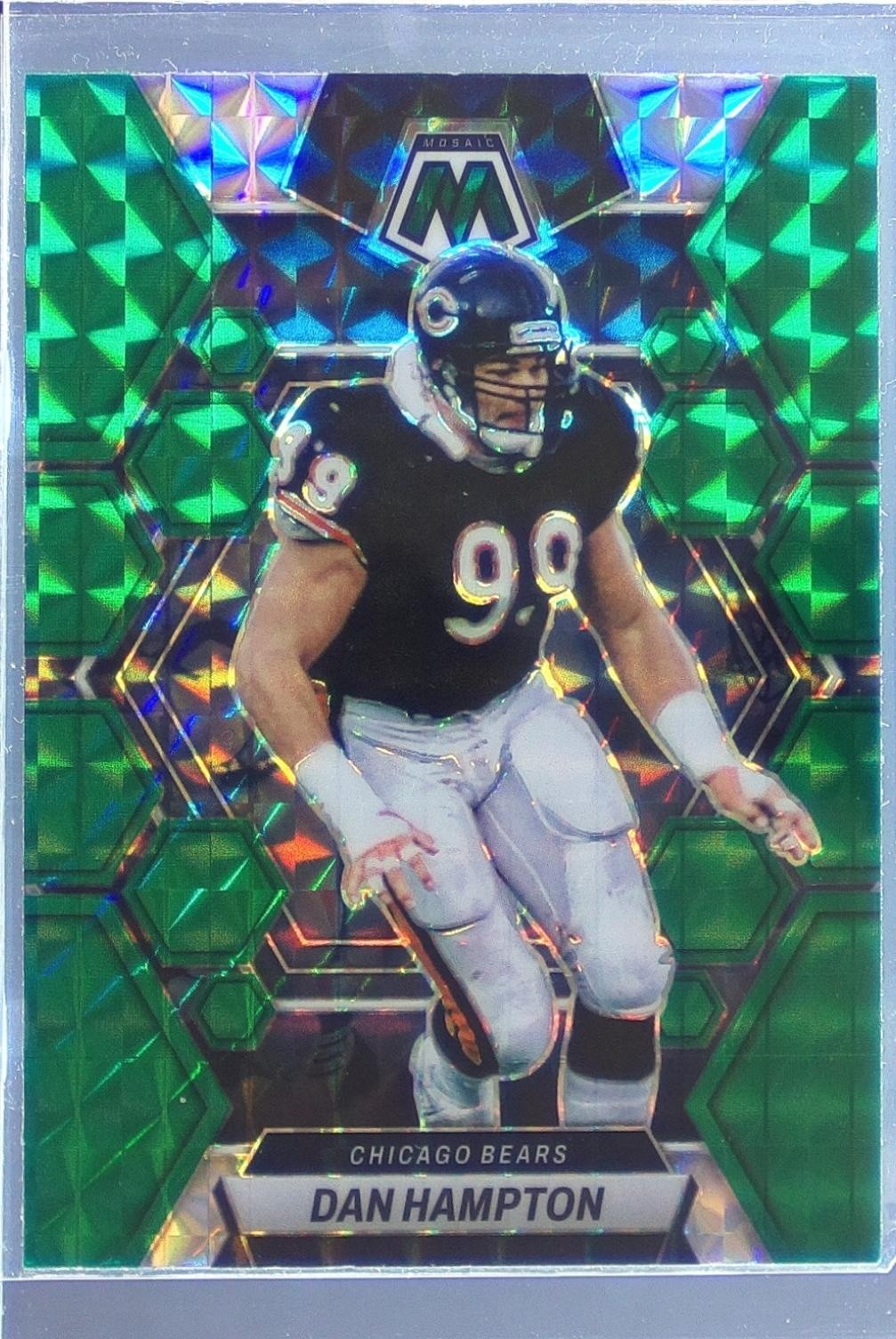 2023 Mosaic Dan Hampton Green Mosaic #38 Bears