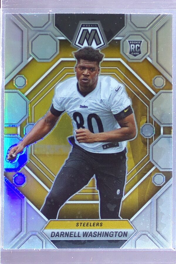 2023 Mosaic Darnell Washington Silver RC #306 Steelers