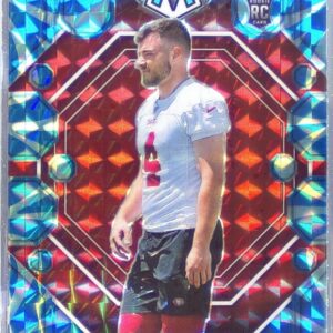 2023 Mosaic Jake Moody Reactive Blue Mosaic RC #326 49ers