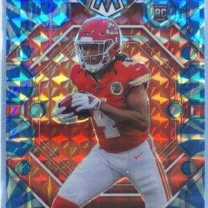 2023 Mosaic Rashee Rice Reactive Blue Mosaic RC #357 Chiefs