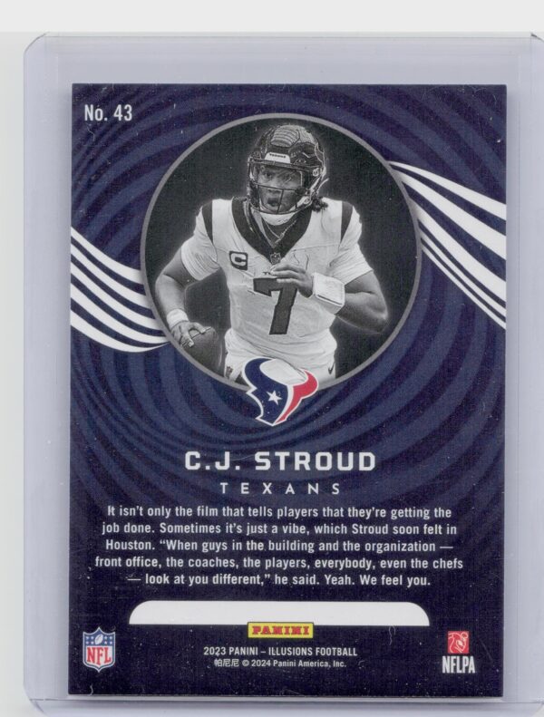 2023 Panini Illusions C.J. Stroud Retail #43 Texans - Image 3
