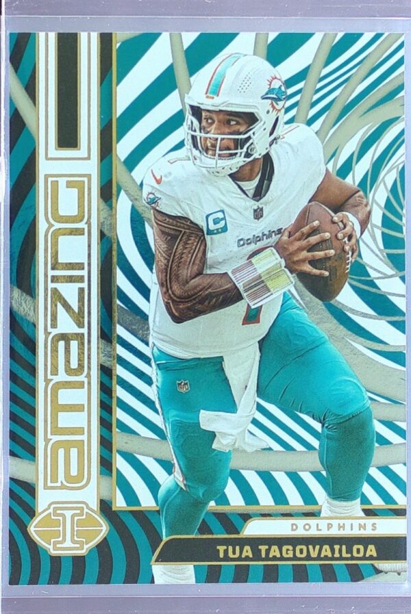 2023 Panini Illusions Tua Tagovailoa #14 Dolphins Amazing