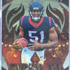 2023 Panini Phoenix Will Anderson Jr. RC #FU-18 Texans Fired Up