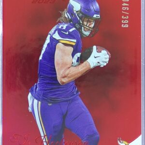 2023 Panini Prestige T.J. Hockenson Xtra Points Premium Red /399 #195 Vikings