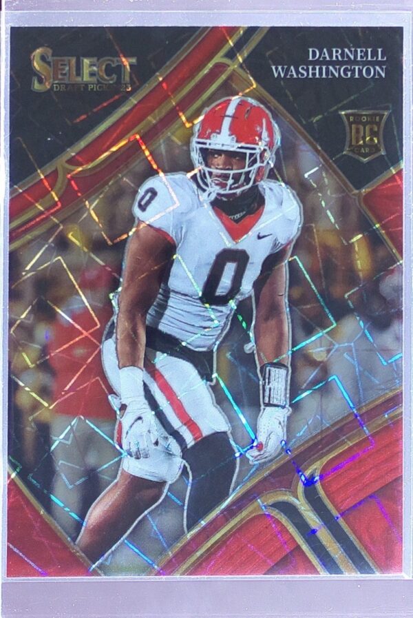 2023 Panini Select Draft Picks Darnell Washington RC White Lazer Prizm #121