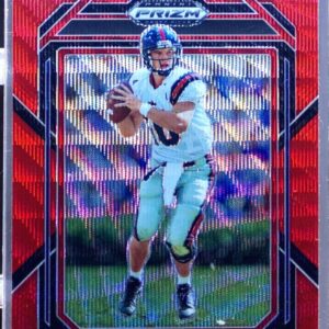 2023 Prizm Draft Picks Eli Manning Prizms Ruby Wave #37 Rebels